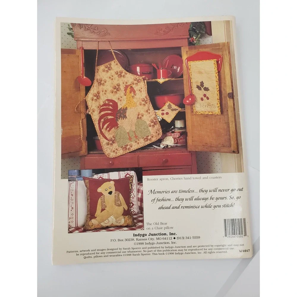 Indygo Junction Remembering Grandmother's Cottage Sarah Sporrer Quilt Pattern Bk